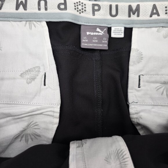 Puma Blkack Gray Performance Stretch Lightweight Golf  Pants Mens W 36 L 30 4 of - Picture 9 of 15